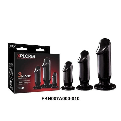 Xplorer Anal Training Cock Plug Kit by NANMA Corporation