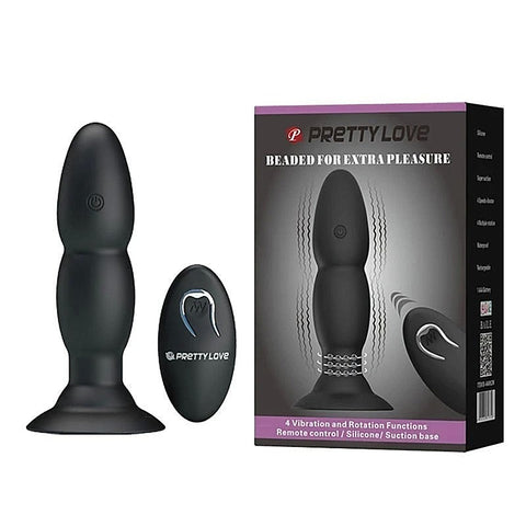 Beaded Remote Anal Vibrator by Baile