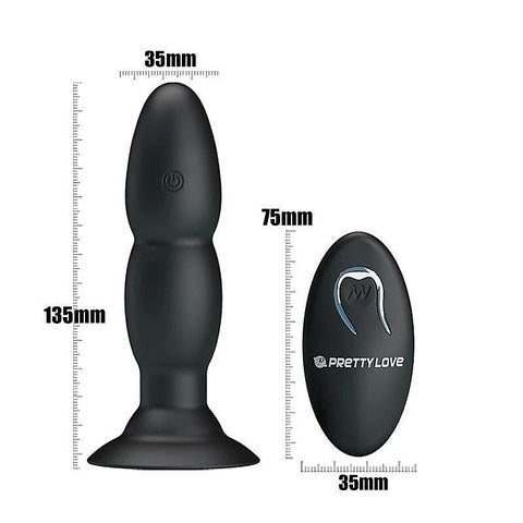 Beaded Remote Anal Vibrator by Baile