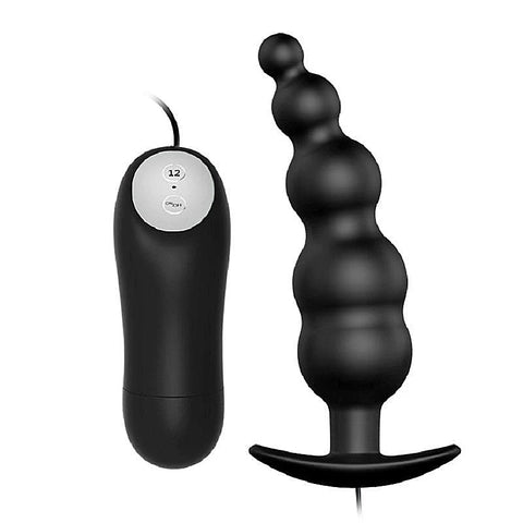 Pretty Love Curved Beads Anal Vibrator by Baile