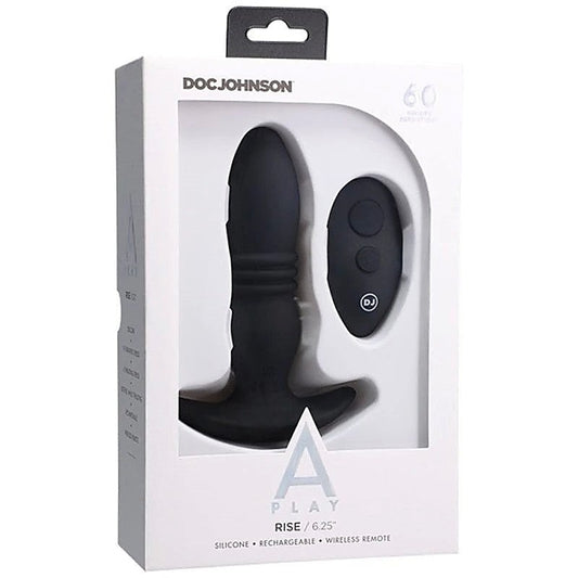 A-Play RISE Rechargeable Silicone Anal Plug by Doc Johnson