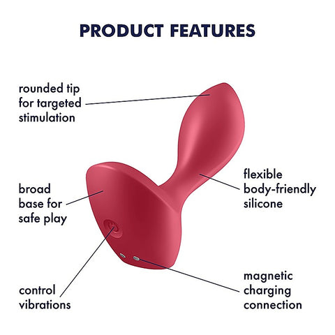Backdoor Lover Multi Functions Vibrating Anal Plug