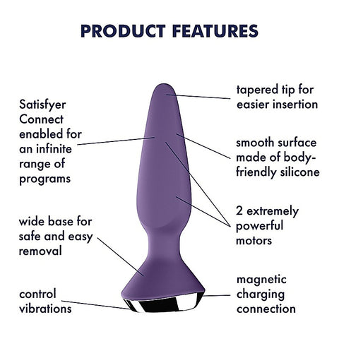 Plug-ilicious 1 App Controlled Anal Vibrator by Satisfyer