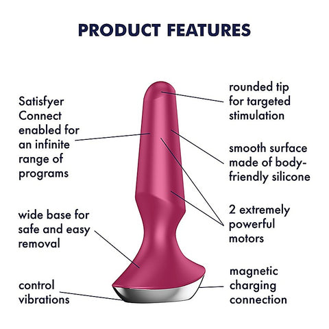 Plug-ilicious 2 App Controlled Vibrating Anal Plug