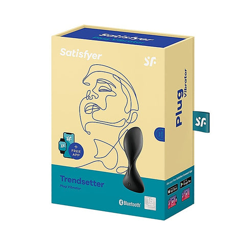 Trendsetter App Connected Vibrating Butt Plug by Satisfyer