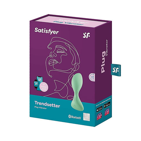 Trendsetter App Connected Vibrating Butt Plug by Satisfyer