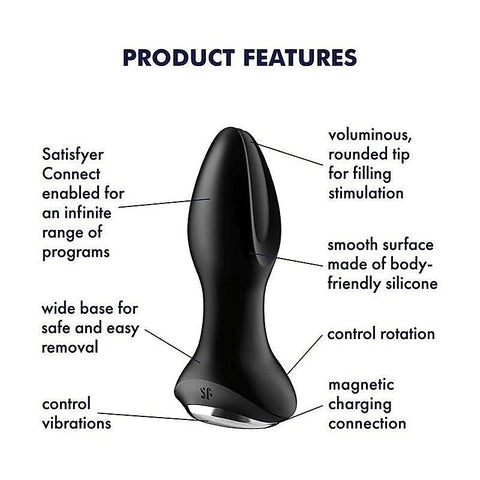 Rotator Plug 2 App Controlled Anal Vibrator by Satisfyer