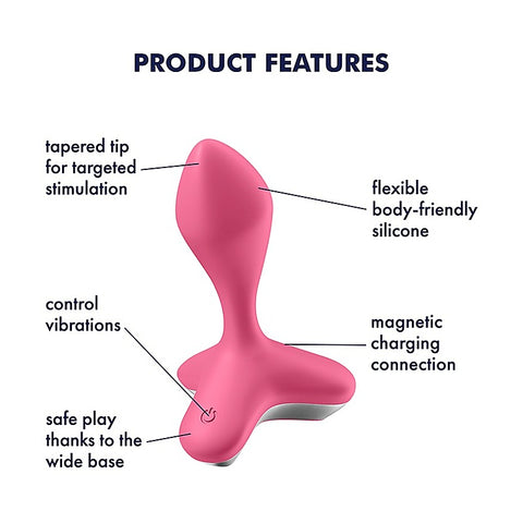 Game Changer Waterproof Silicone Vibrating Butt Plug