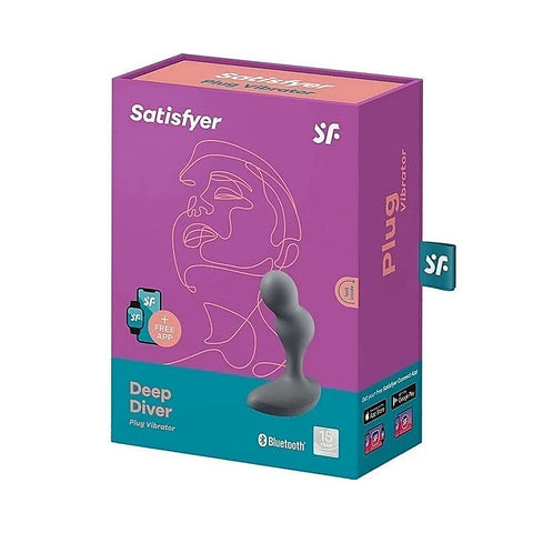 Deep Diver App Controlled Vibrating Butt Plug by Satisfyer