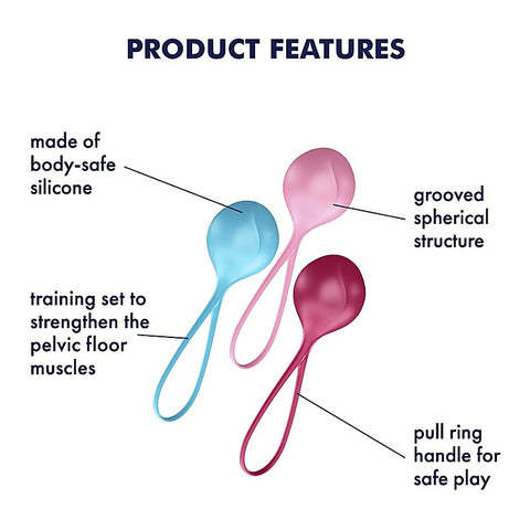 Pelvic Strengthening Kegel Love Balls by Satisfyer