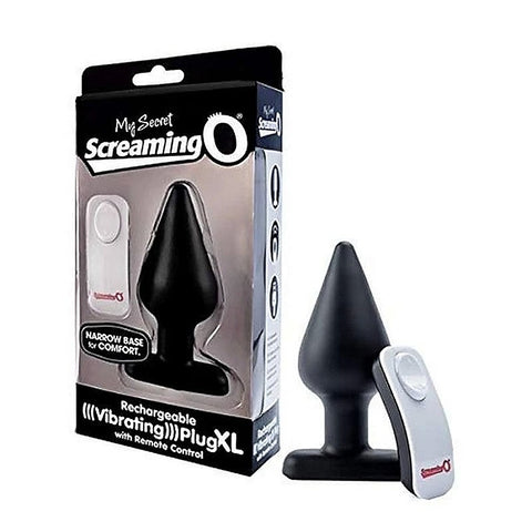 My Secret Remote Vibrating XL Plug by Screaming O
