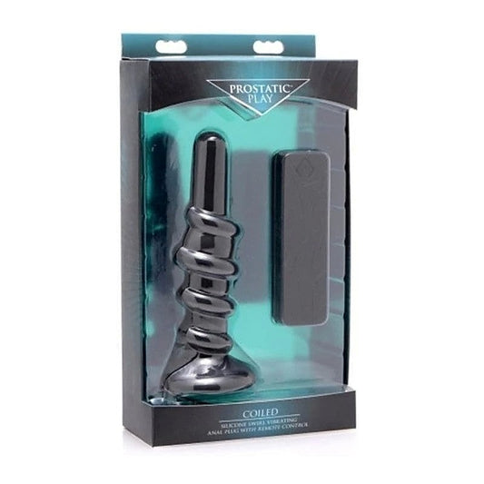 Coiled Vibrating Anal Plug by XR Brands