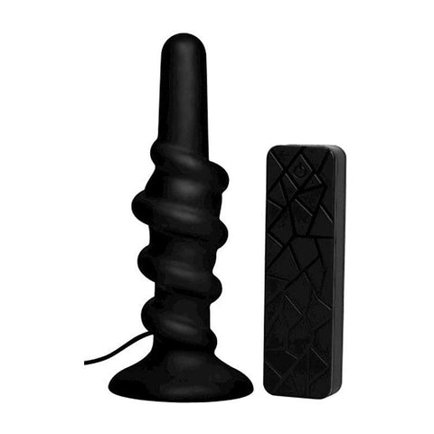 Coiled Vibrating Anal Plug by XR Brands
