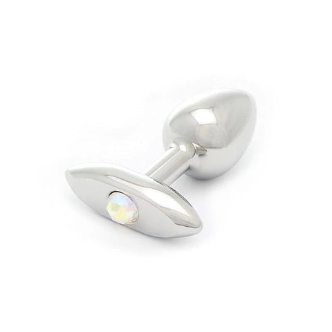 T-Bar Stainless Steel M Aurora Borealis by Rosebuds