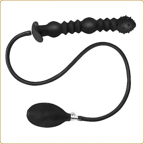 Thrusting 3 Balls Inflatable Dildo Plug by BDStyle