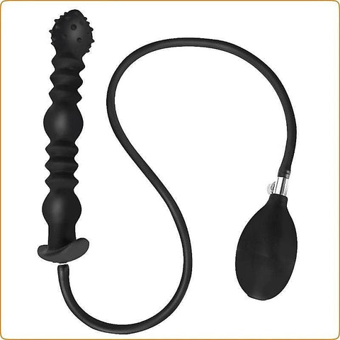 Thrusting 3 Balls Inflatable Dildo Plug by BDStyle