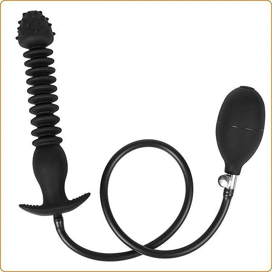 Inflatable Dildo Thrusting Anal Plug by BDStyle