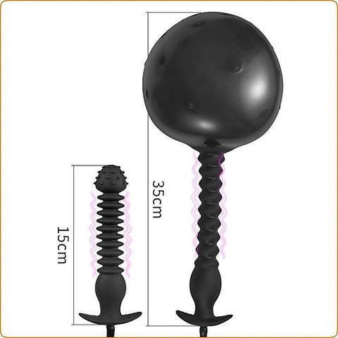Inflatable Dildo Thrusting Anal Plug by BDStyle