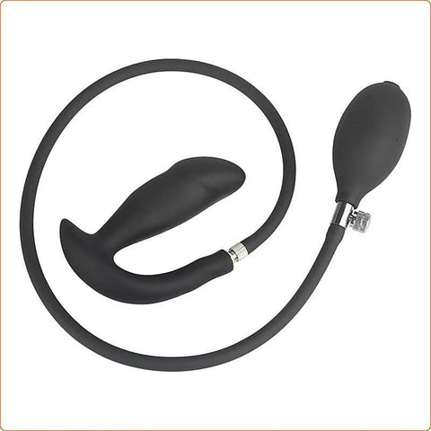 Inflatable Dildo Pump Penis Anal Butt Plug by BDStyle