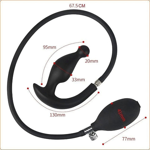 Inflatable Dildo Prostate Butt Plug by BDStyle