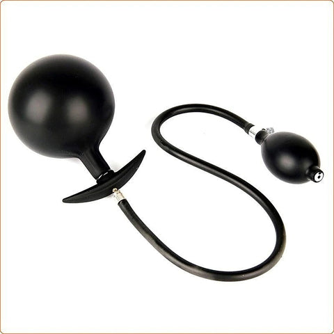 Inflatable Dildo Metal Ball Inside Butt Plug by BDStyle
