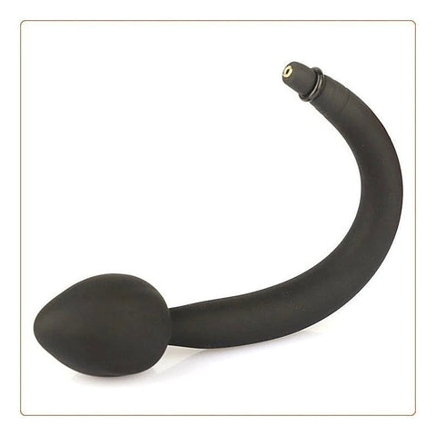 Metal Ball Inside Inflatable Dildo Plug by BDStyle