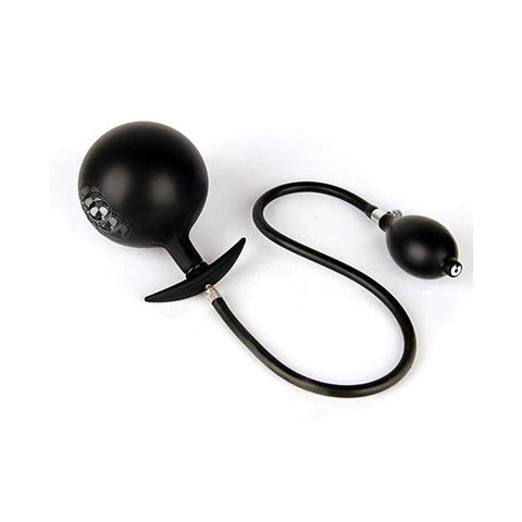 Metal Ball Inside Inflatable Dildo Plug by BDStyle