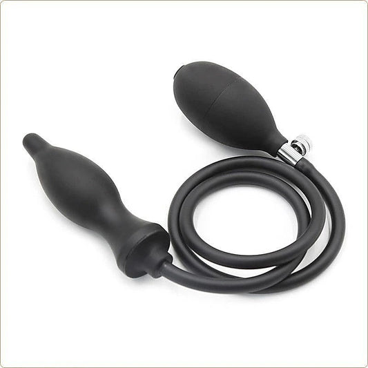 Dark Inflator Silicone Inflatable Dildo Anal Plug by BDStyle