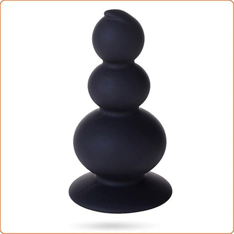 Suction 3 Silicone Ball Anal Beads by BDStyle