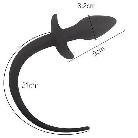 Dog Tail Silicone Butt Plug by BDStyle