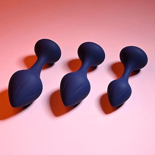 Playboy Pleasure Tail Trainer Butt Plug Set by Evolved