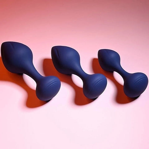Playboy Pleasure Tail Trainer Butt Plug Set by Evolved