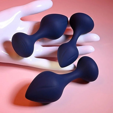 Playboy Pleasure Tail Trainer Butt Plug Set by Evolved