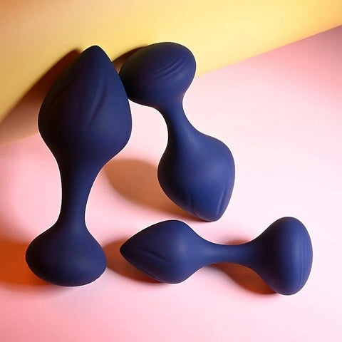 Playboy Pleasure Tail Trainer Butt Plug Set by Evolved
