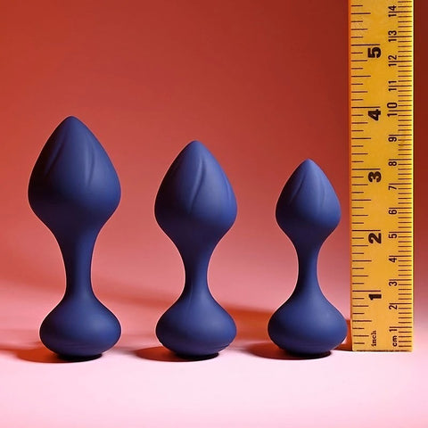 Playboy Pleasure Tail Trainer Butt Plug Set by Evolved