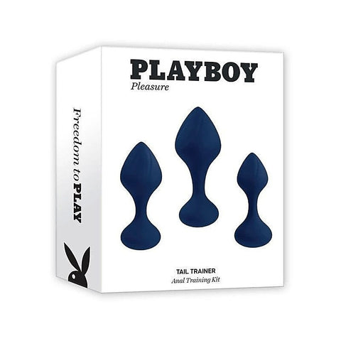 Playboy Pleasure Tail Trainer Butt Plug Set by Evolved