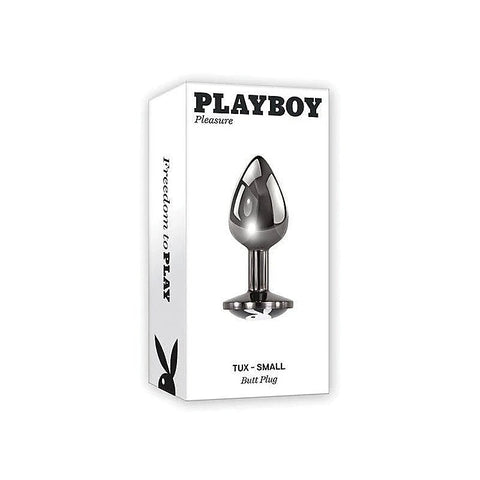 Playboy Pleasure Tux Body Safe Metal Butt Plug by Evolved