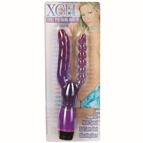 Xcel Double Penetrating Penis Shape Vibrator