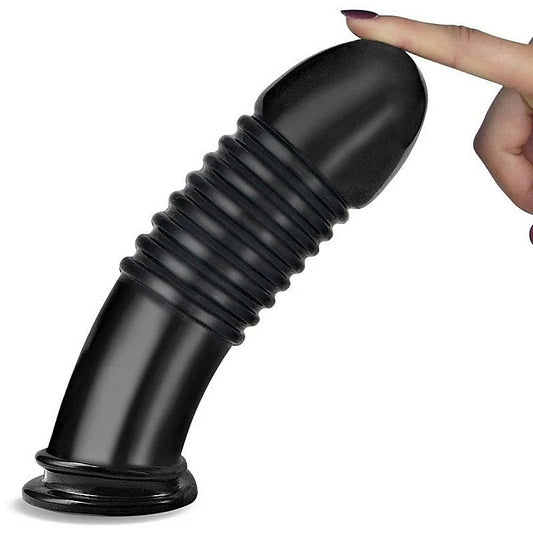 King Sized 8 Inch Anal Bumper Mega Anal Plug by Lovetoy