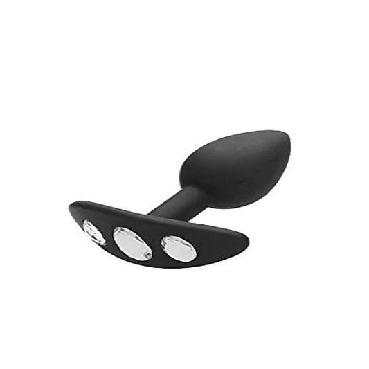 Regular Diamond 7.7 cm Gem Base Butt Plug by Shots Toys
