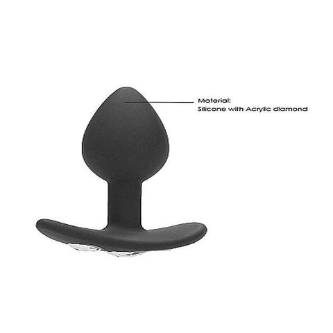 Regular Diamond 7.7 cm Gem Base Butt Plug by Shots Toys