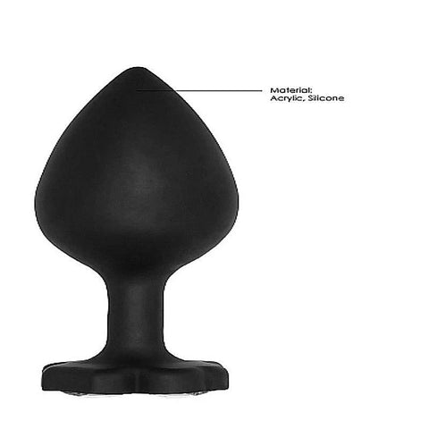 Large Lucky Diamond Gem Base Butt Plug by Shots Toys