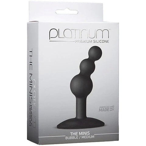 The Minis Black Bubble Butt Plug by Doc Johnson