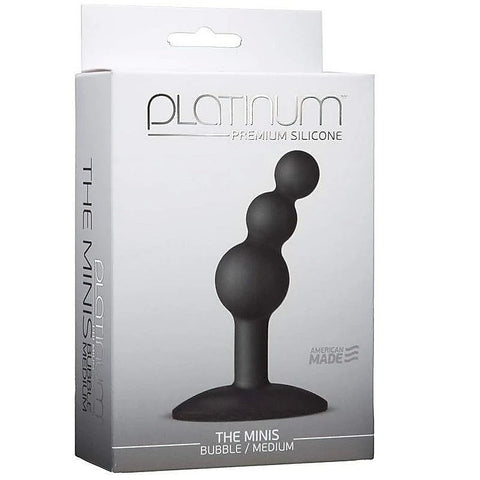 The Minis Black Bubble Butt Plug by Doc Johnson