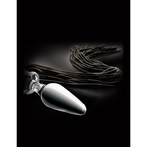 Icicles No 49 Glass Butt Plug and Flogger