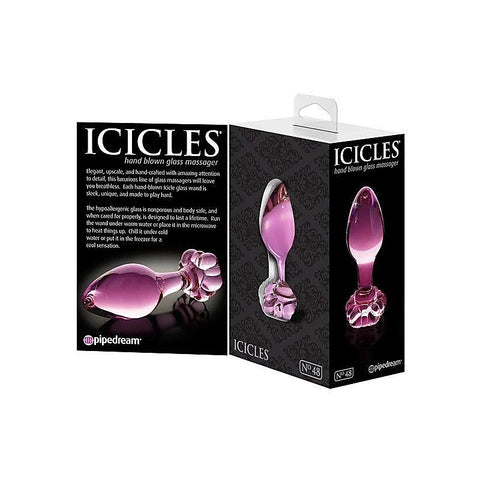 Icicles No 48 Glass Butt Plug by Pipedream Products