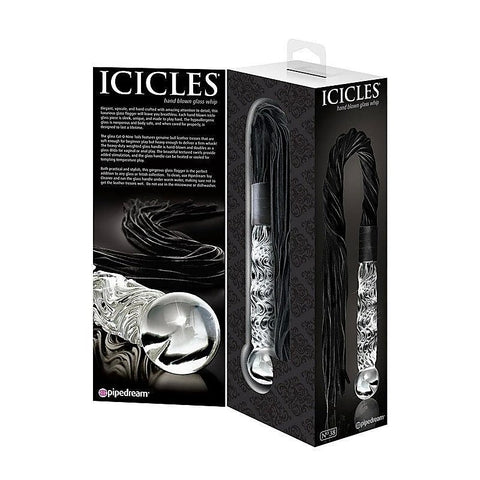 Icicles No 38 Hand Blown Glass Whip by Pipedream