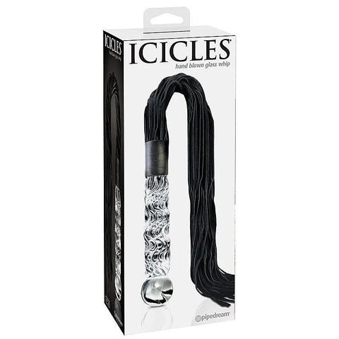 Icicles No 38 Hand Blown Glass Whip by Pipedream