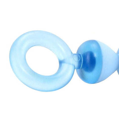 Blue Silicone Anal Beads by Sportsheets