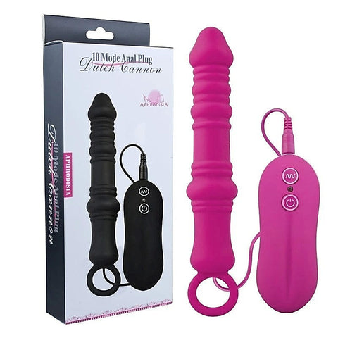 Dutch Cannon Vibrating Anal Plug by Aphrodisia